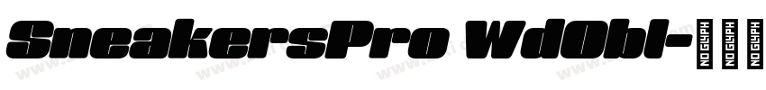 SneakersPro WdObl字体转换 SneakersPro WdObl字体转换